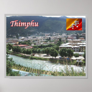 Affiche Thimphu -