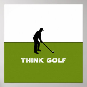 Affiche Think Golf, Pro Golf