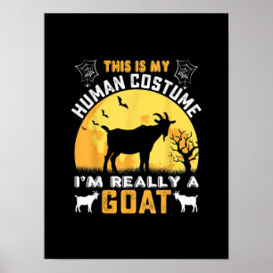 Affiche This Is My Human Costume Goat Venin