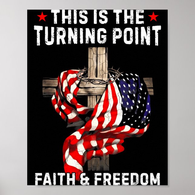 Affiche This Is The Turning Int Patriotic Christian Faith  (Devant)