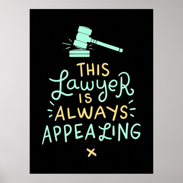 Affiche This Lawyer Is Always Appealing (Devant)
