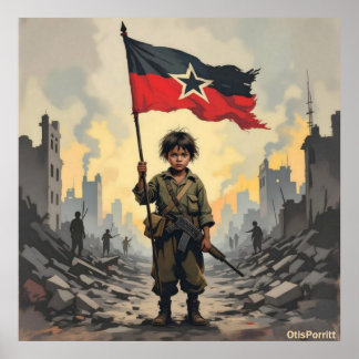 AFFICHE THIS WAR WILL NEVER END