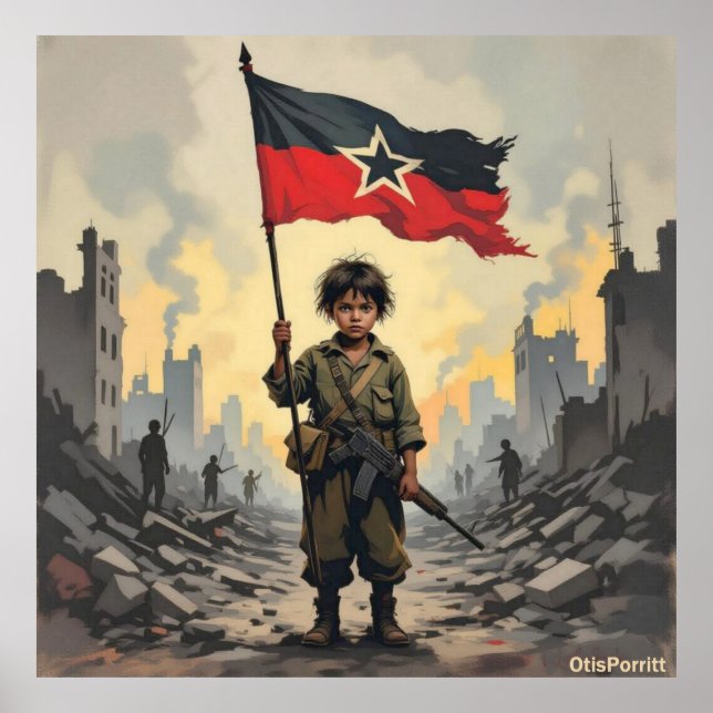 AFFICHE THIS WAR WILL NEVER END (Devant)