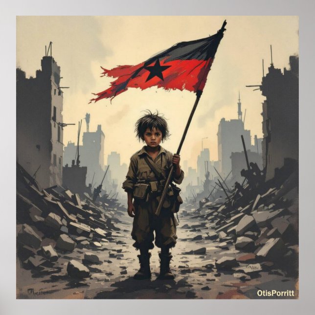 AFFICHE THIS WAR WILL NEVER END-8 (Devant)