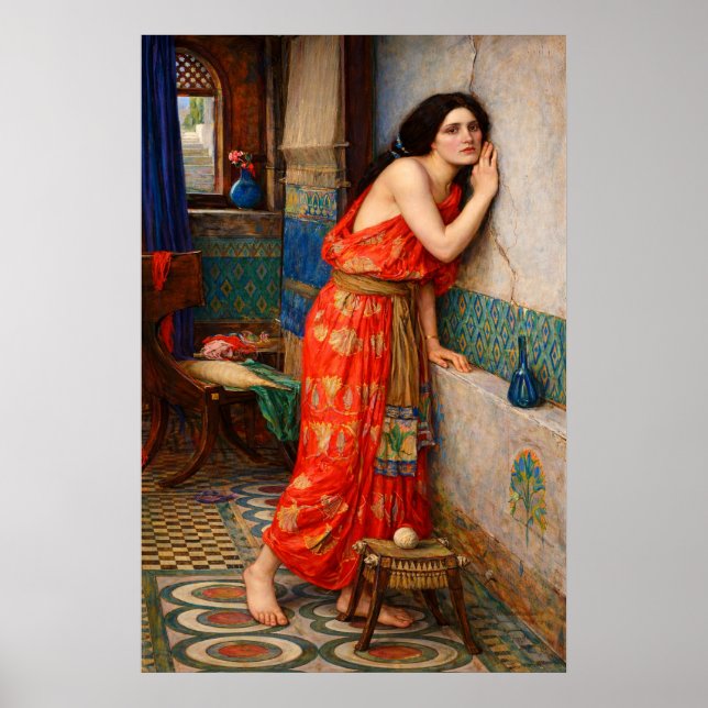 Affiche Thisbe by John William Waterhouse (Devant)