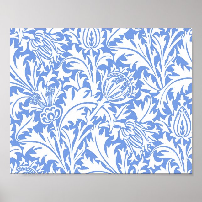 Affiche Thistle, William Morris (Devant)