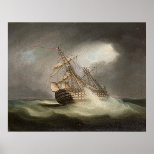 Affiche Thomas Buttersworth - H.M.S. 'Victory' (Devant)