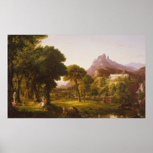 Affiche Thomas Cole Dream d'Arcadia