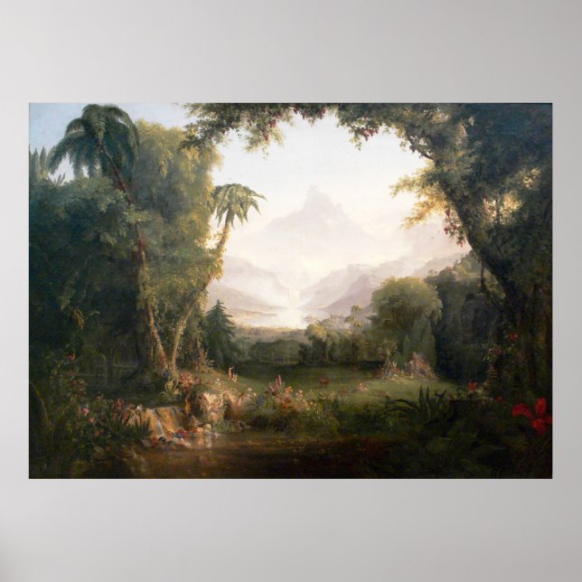 Affiche Thomas Cole Le Jardin d'Eden (Devant)