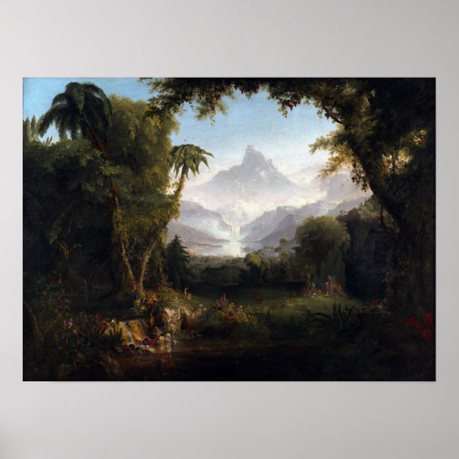 Affiche Thomas Cole Le Jardin d'Eden (Devant)