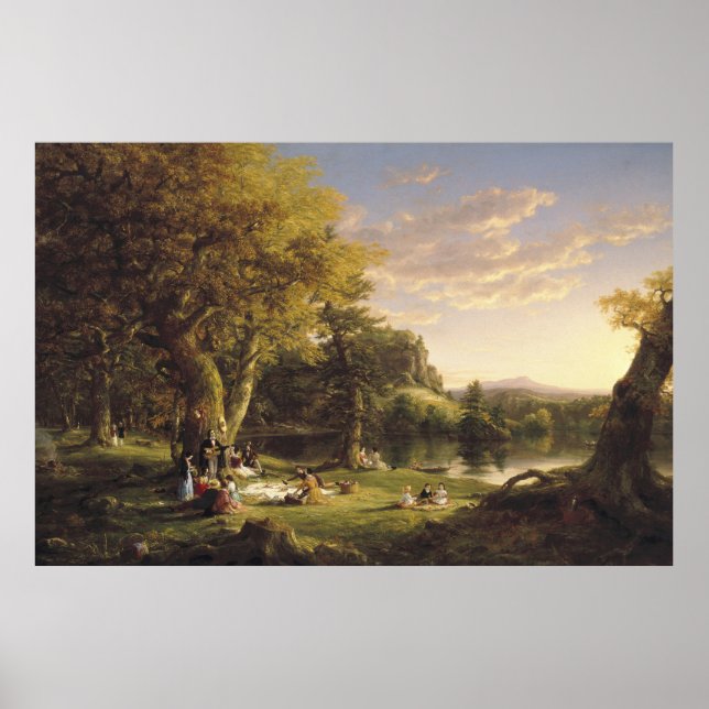 Affiche Thomas Cole Le Pic-Nic (Devant)