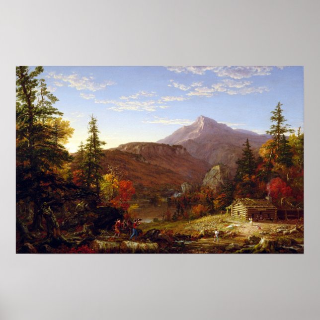Affiche Thomas Cole Le retour du chasseur (Devant)