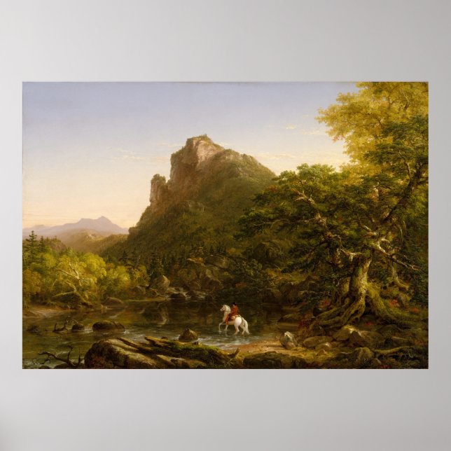 Affiche Thomas Cole The Mountain Ford (Devant)