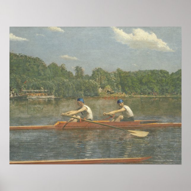 Affiche Thomas Eakins - Les frères Biglin Racing (Devant)