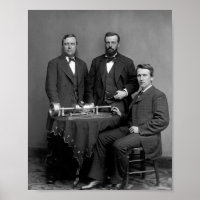 Thomas Edison Avec Son Phonographe