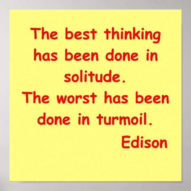Affiche Thomas Edison cite (Devant)