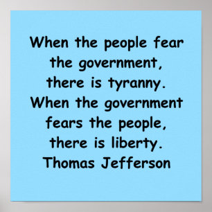 Affiche thomas jefferson