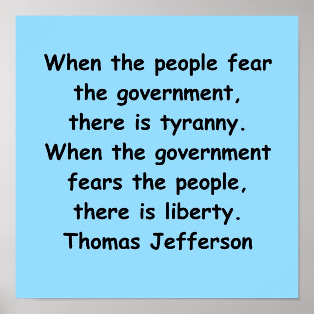 Affiche thomas jefferson (Devant)