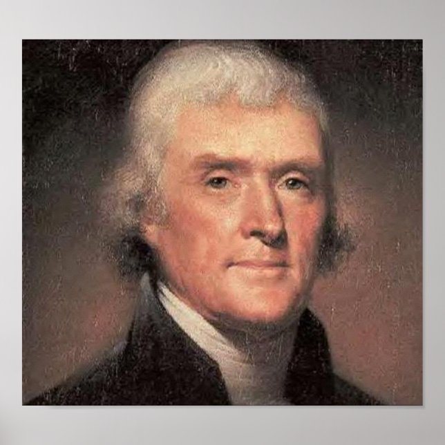 Affiche Thomas Jefferson (Devant)