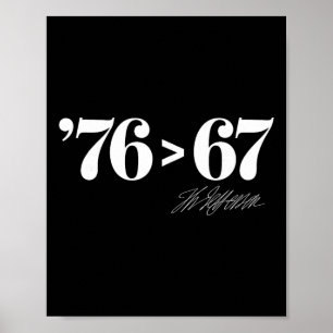 Affiche Thomas Jefferson 76 > 67 Auto-évident Minimal M