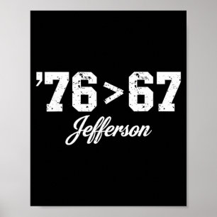 Affiche Thomas Jefferson 76 67 Évidence Faire l'Histoire