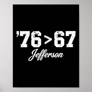 Affiche Thomas Jefferson 76 67 Évident Faire l'histoire F