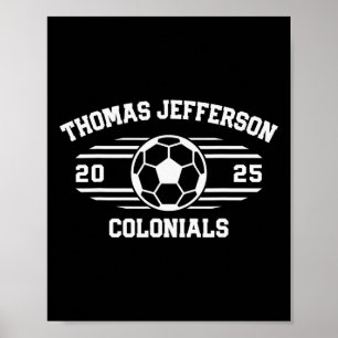 Affiche Thomas Jefferson Colonials Soccer Byll 2025 