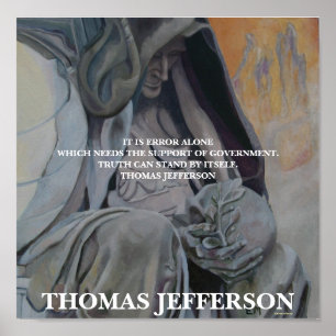 Affiche Thomas Jefferson - Vérité