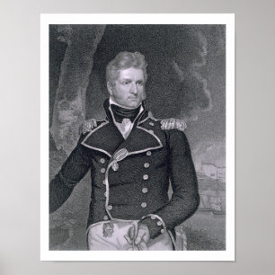 Affiche Thomas Macdonough (1783-1825) gravé par John B.