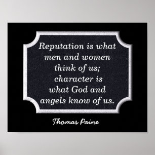 Affiche Thomas Paine - Art print - devis