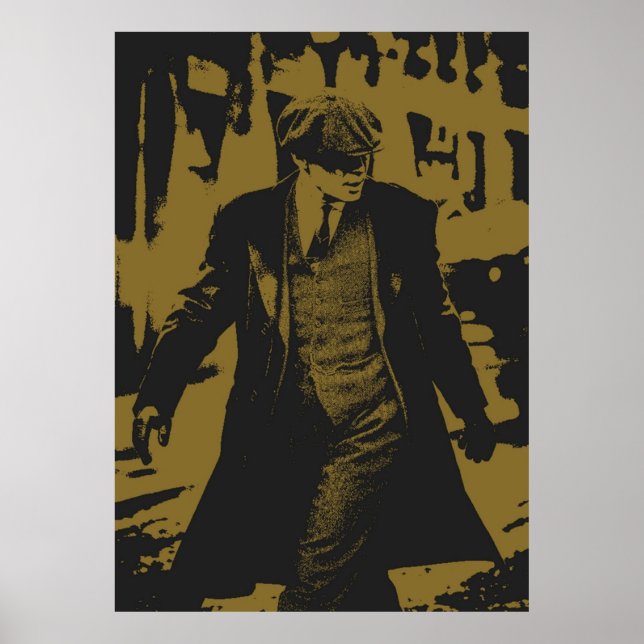 AFFICHE THOMAS SHELBY PEAKY BLINDERS DESIGN (Devant)