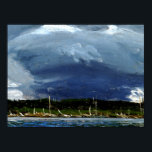 Affiche Thomson - Thunderhead<br><div class="desc">Tableau de Tom Thomson,  Thunderhead,  affiche.</div>