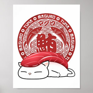Affiche Thon de Maguro Sushi Chat