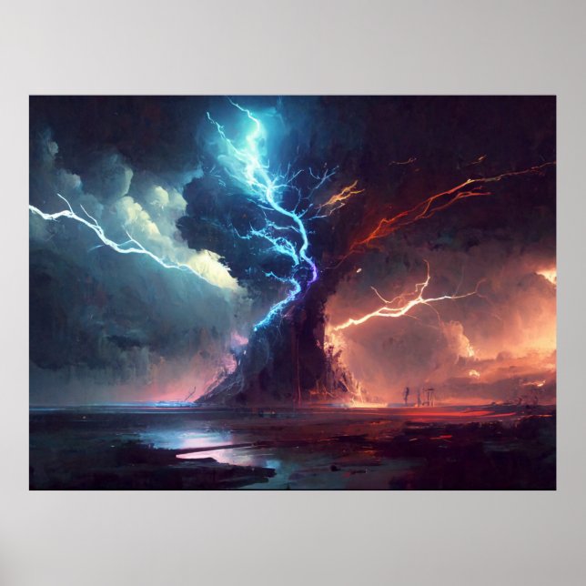 Affiche Thon et lightning (Devant)