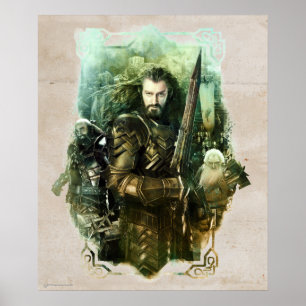 Affiche THORIN OAKENSHIELD™, Dwalin & Balin Graphic