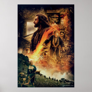 Affiche THORIN OAKENSHIELD™ et BILBO BAGGINS™ à Erebor