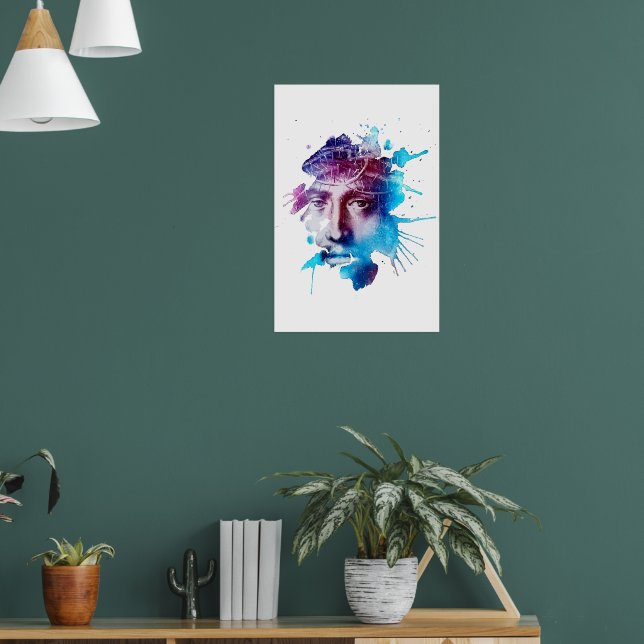 Affiche Thorn Crown Jésus Christ Passion Art Abstrait (Salon 1)