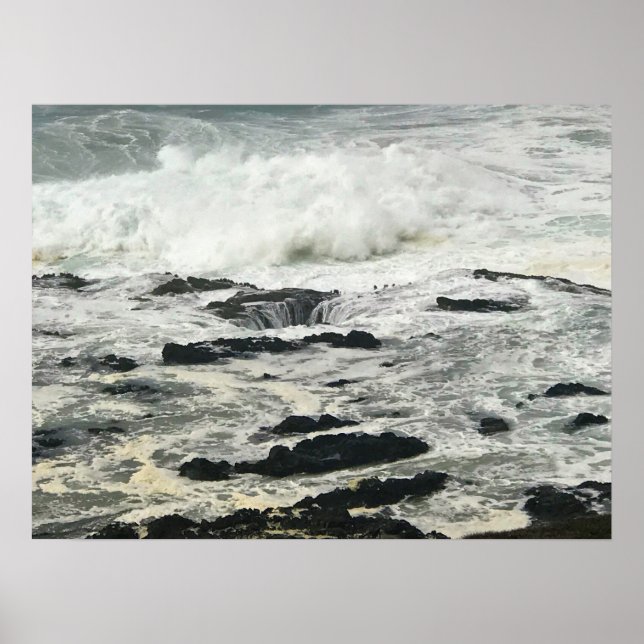 Affiche Thor's Well, cape Perpetua, Oregon Coast (Devant)