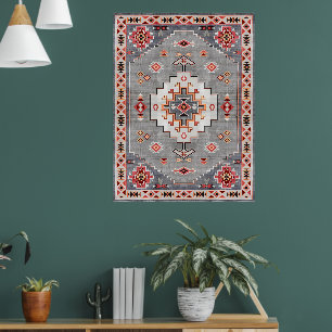 Affiche Threads intemporels : Patrimoine Boho Geometry mar