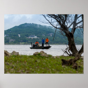Affiche Three Fishermen On Table Rock