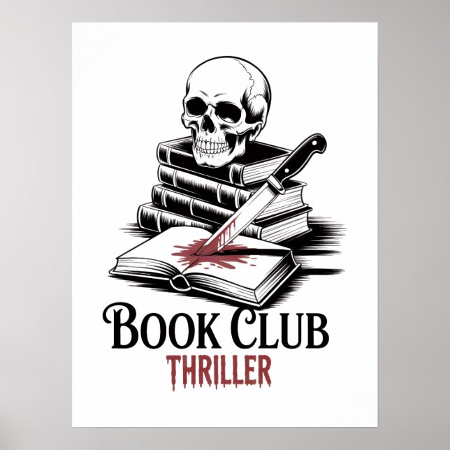 Affiche Thriller pour Club de Lecture (Devant)