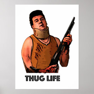 Affiche Thug Life Danny McBride dans Express à ananas
