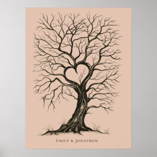 Affiche Thumb en terre cuiteImprimer Arbre Mariage Livre d