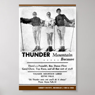 Affiche Thunder Mountain 1958