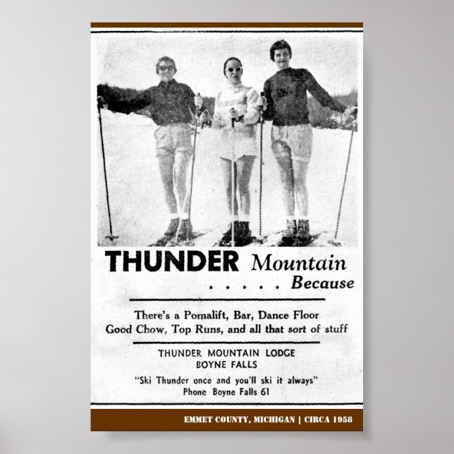 Affiche Thunder Mountain 1958 (Devant)
