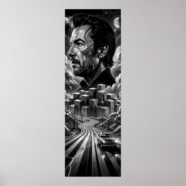 Affiche Thunder Road à travers la nuit (Devant)