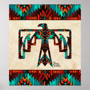 Affiche Thunderbird tribal