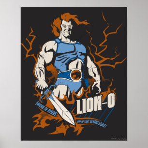 Affiche ThunderCats   Lion-O Graphique électrique