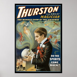 Affiche Thurston la Loi magique vintage de grand ~ de