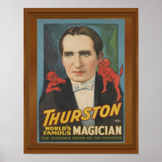 Affiche Thurston Magician Magician Magician Wonder Show (Devant)